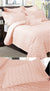 Ultrasonic Rose Pink Coverlet Set by Kingtex