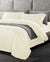 Hotel Egyptian Cotton Stripe Cream Bedlinen by Kingtex