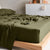 Augusta Olive Sheets by Linen House