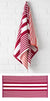 Cabana Stripe Red Beach Towel by Linen House