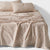 Irma Blush Sheets by Linen House