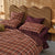 Jamieson Plum Quilt Cover Set by Linen House