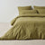 Jerome Olive Quilt Cover Set by Linen House