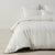 Monday Stripe White Quilt Cover Set by Linen House