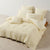 Nina Spot Vanilla Quilt Cover Set by Linen House