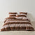 Rugby Stripe Orchid Quilt Cover Set by Linen House