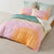 Solaris Papaya Quilt Cover Set by Linen House