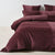 Tait Plum Quilt Cover Set by Linen House