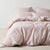 Volley Check Orchid Bed Linen by Linen House