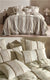 Calder Oatmeal Bed Cover by Linen House