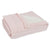 Cable Knit Sherpa Blanket Blush by Living Textiles