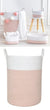 Blush White Hamper by Living Textiles