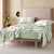 Lettie Mist Flannelette Sheet Set by Linen House