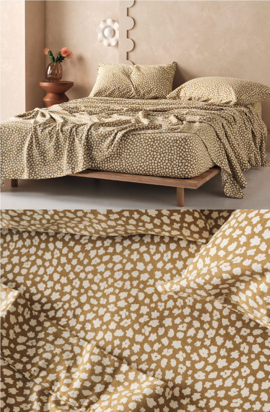 Abbi Dijon Flannelette Sheets by Linen House Cottonbox Pty Ltd