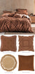 Adalyn Pecan Quilt Cover Set by Linen House