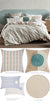 Aida Sky Quilt Cover Set by Linen House