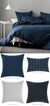 Alexandra Indigo Bed Linen by Linen House