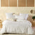 Amore White Quilt Cover Set by Linen House