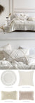 Anzar White Coverlet by Linen House