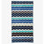 Chevron Stripe Blue Beach Towel by Linen House