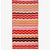 Chevron Stripe Coral Beach Towel by Linen House