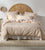 Classic Stripe Rose Bed Linen by Linen House