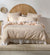 Classic Stripe Rose Bed Linen by Linen House
