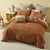 Cotswolds Ginger Quilt Cover Set by Linen House