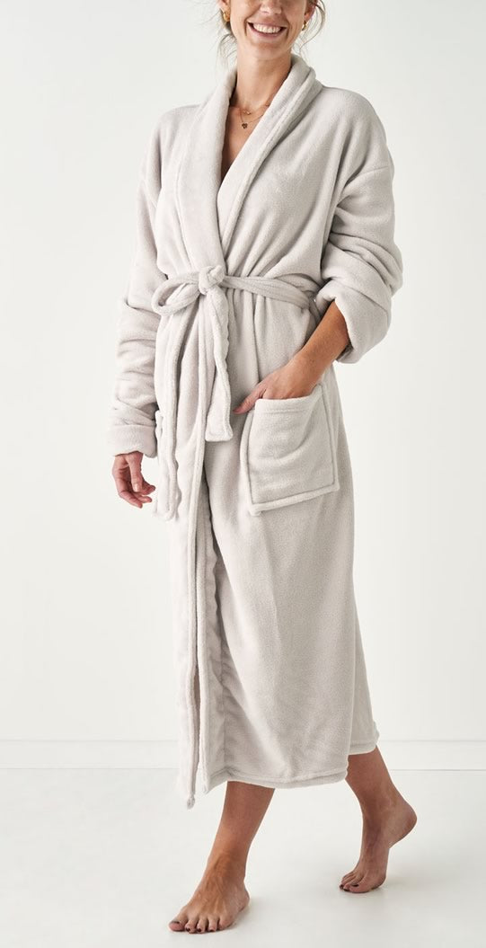 Cream Plush Robe by Linen House – Cottonbox Pty Ltd