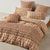 Darcy Peach Quilt Cover Set by Linen House