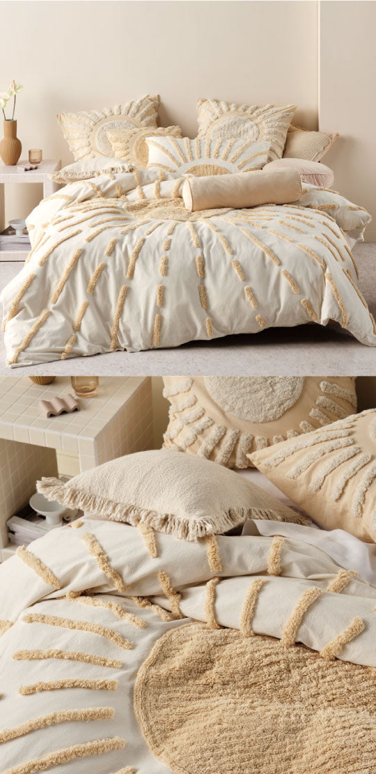 Emerge Pale Pink Quilt Cover Set by Linen House Cottonbox Pty Ltd