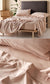 Flannelette Pink Salt Sheets AW23 by Linen House
