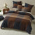 Fletcher Chestnut Quilt Cover Set by Linen House