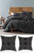 Haze Charcoal Bedlinen by Linen House