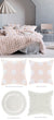 Haze Pink White Bedlinen by Linen House
