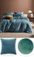 Heath Teal Quilt Cover Set by Linen House