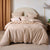 Highland Clay Quilt Cover Set by Linen House