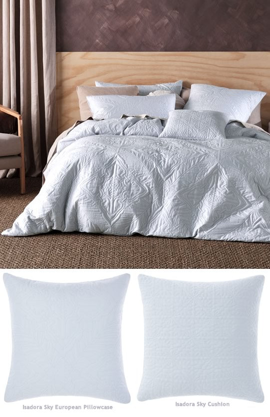 Isadora Sky Quilt Cover Set by Linen House Cottonbox Pty Ltd