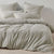 Macey Black Quilt Cover Set by Linen House