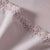 Marion Lavender Organic Cotton Lace Trim Sheets by Linen House