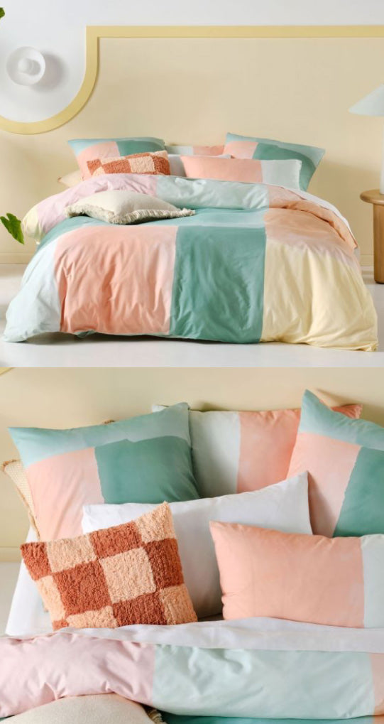 Mattoni Quilt Cover Set by Linen House Cottonbox Pty Ltd