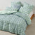 Metung Mint Quilt Cover Set by Linen House