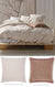 Napier Rust Quilt Cover Set by Linen House