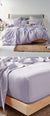 Nimes Lilac Quilt Cover Set by Linen House