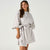 Nimes Pale Grey Short And Long Robes by Linen House