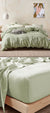 Nimes Wasabi Quilt Cover Set by Linen House