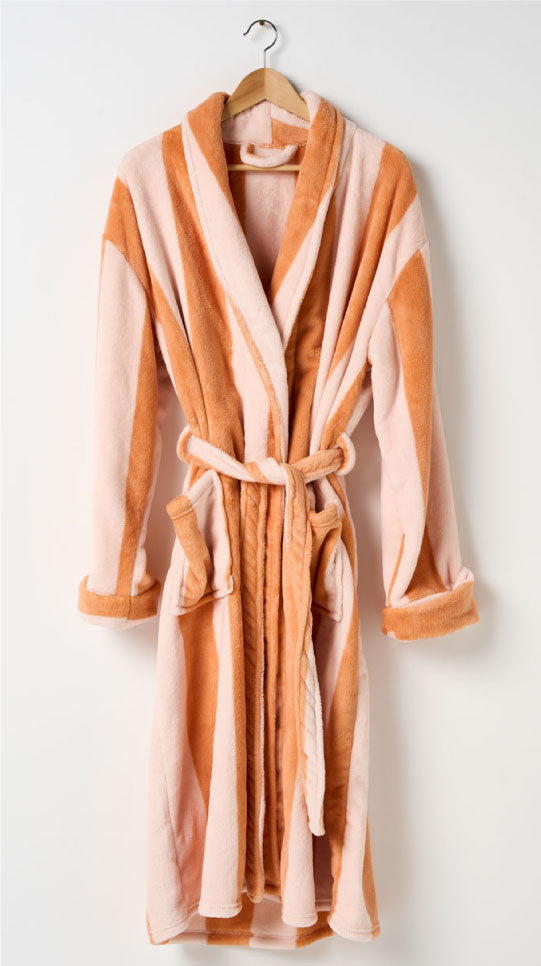 Plush Ocean City Caramel Robe by Linen House Cottonbox Pty Ltd Plush Ocean City Caramel Robe by Linen House Cottonbox Pty Ltd