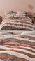 Oceania Cinnamon Quilt Cover Set by Linen House