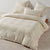 Pambula Vanilla Quilt Cover Set by Linen House