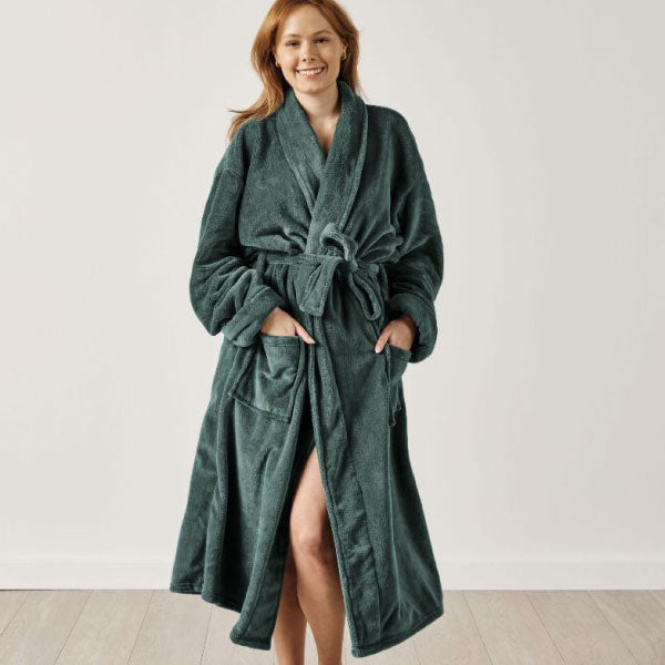 Plush Green Robe by Linen House – Cottonbox Pty Ltd